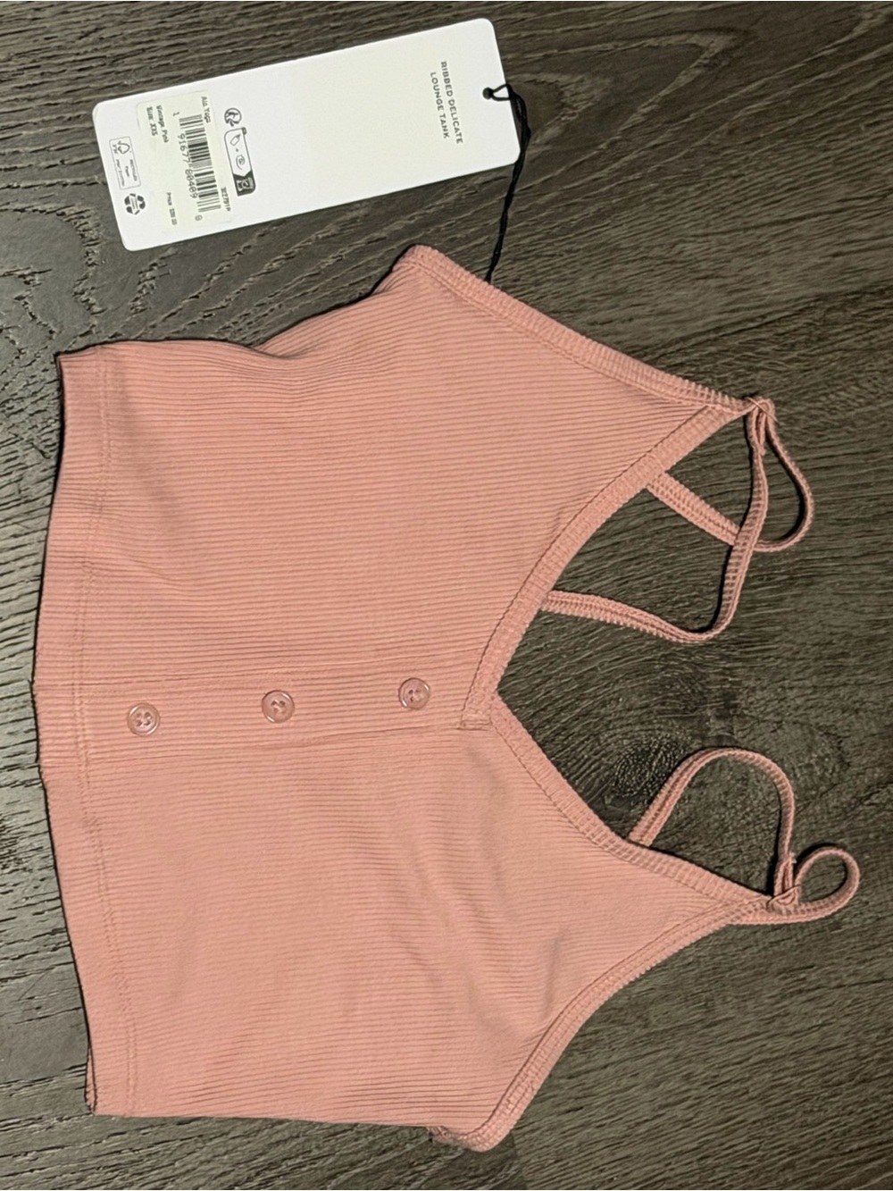 Alo Ribbed delicate lounge tank
